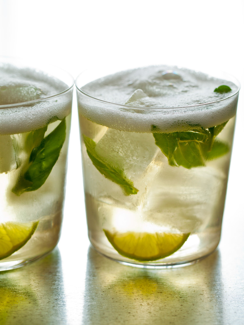 Honey Rum Fizz Cocktail recipe Spoon Fork Bacon