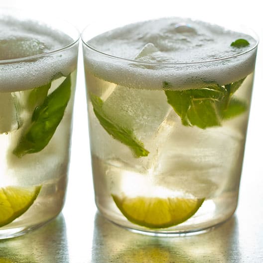 Honey Rum Fizz Cocktail recipe Spoon Fork Bacon