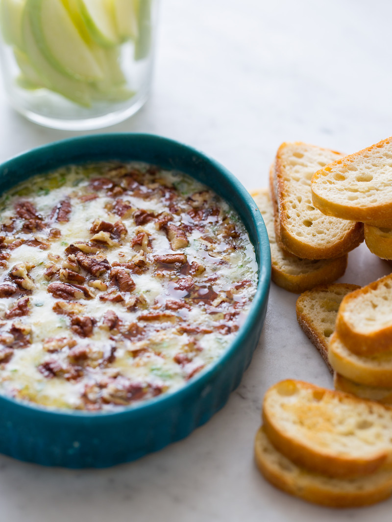 Basic Brie Dip Appetizer recipe Spoon Fork Bacon