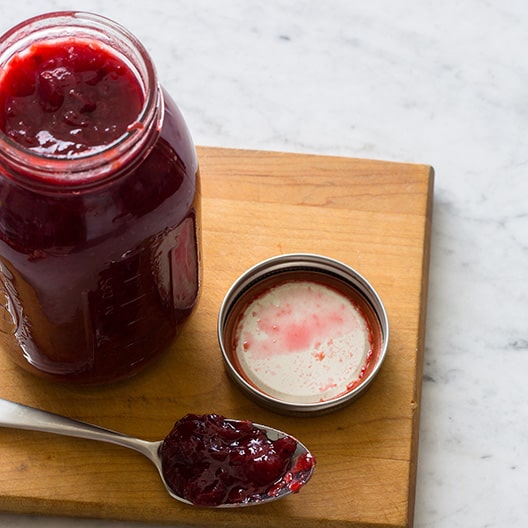 Black Plum Preserves recipe Spoon Fork Bacon