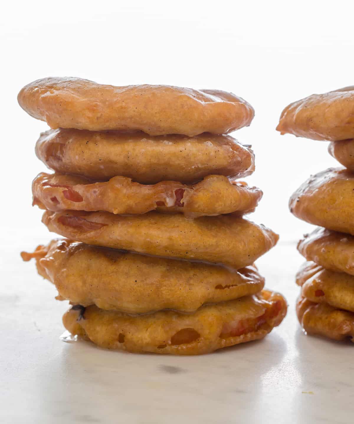 Apple Fritter Rings recipe Spoon Fork Bacon