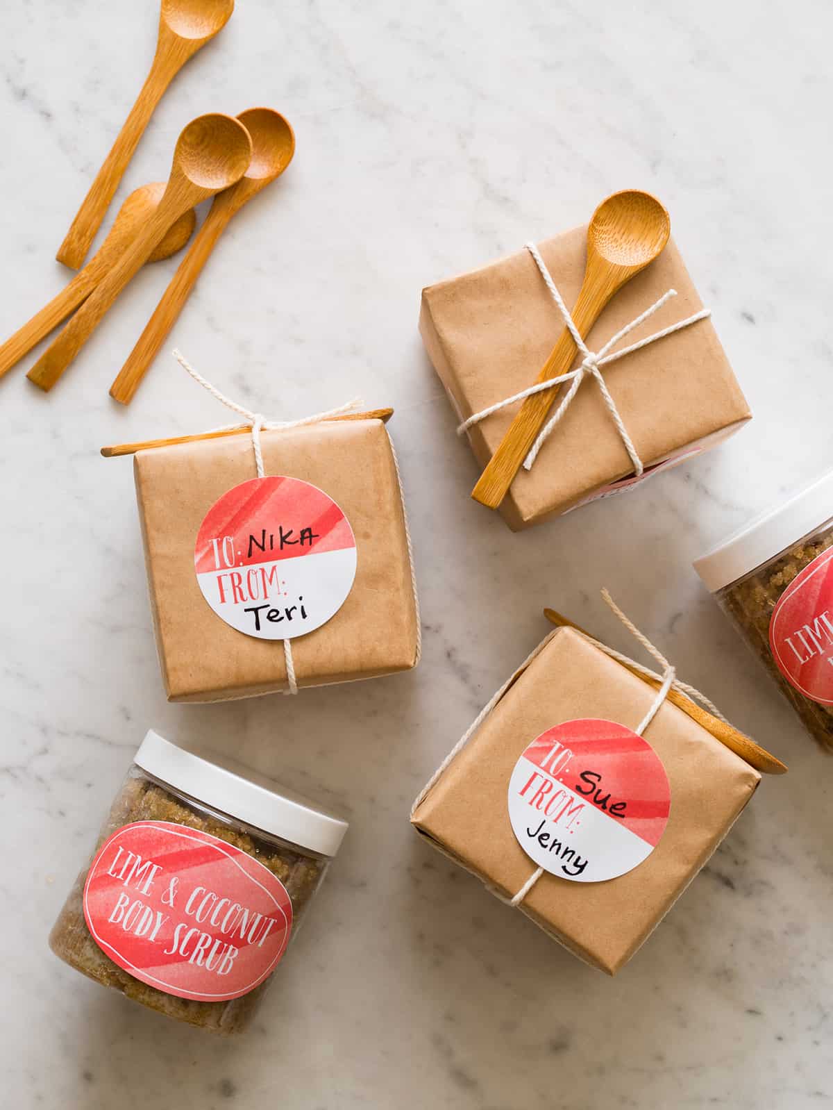 Lime and Coconut Body Scrub DIY Spoon Fork Bacon