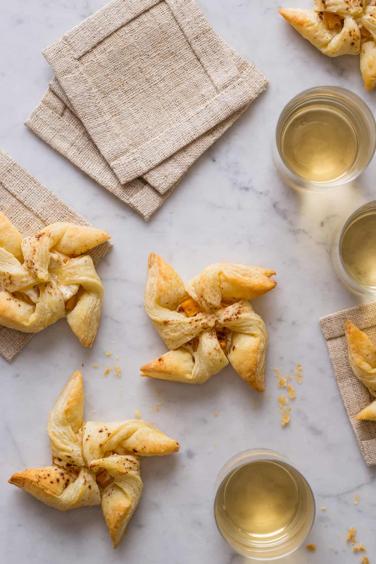 Roasted Persimmon Pinwheels Spoon Fork Bacon