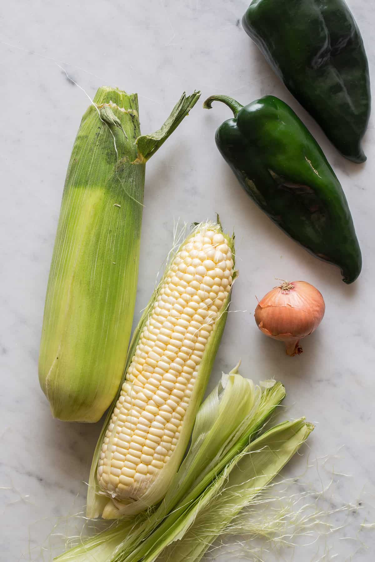 Roasted Corn and Poblano Risotto Spoon Fork Bacon