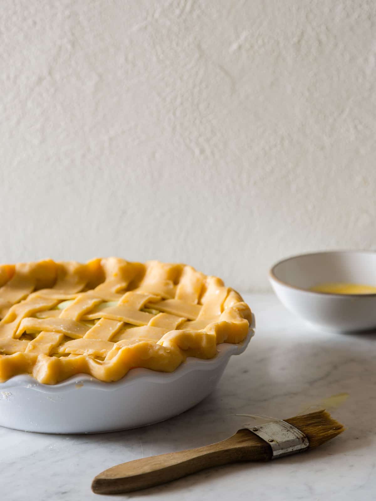 Brown Butter Apple Pie with a Cheddar Crust Spoon Fork Bacon