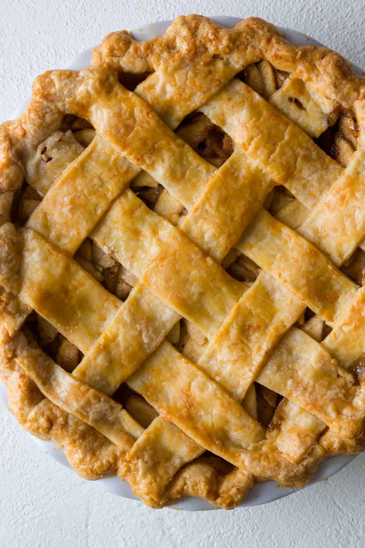 Brown Butter Apple Pie with a Cheddar Crust Spoon Fork Bacon