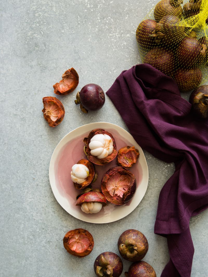 Mangosteen Spoon Fork Bacon