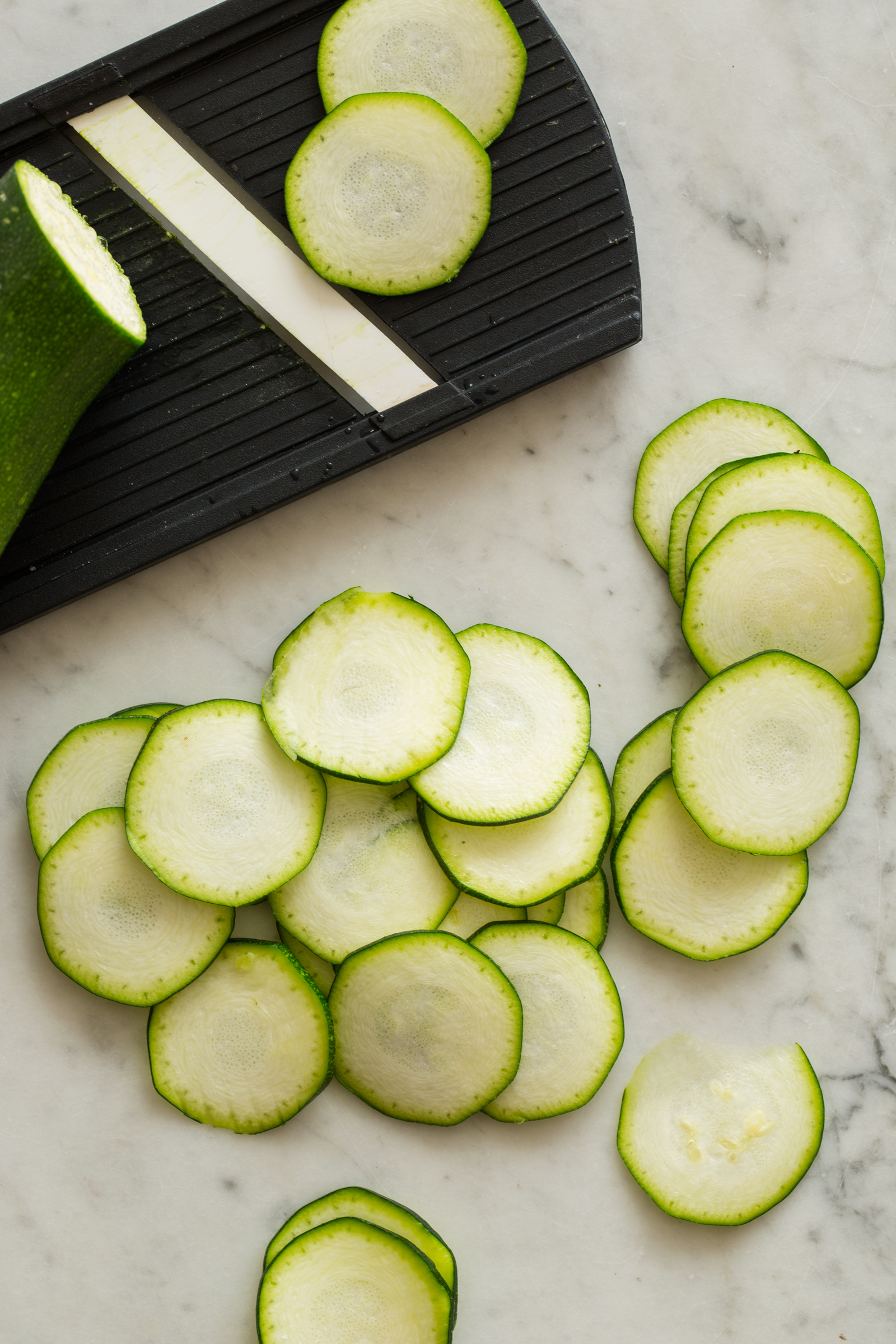 Parmesan Zucchini Crisps Spoon Fork Bacon