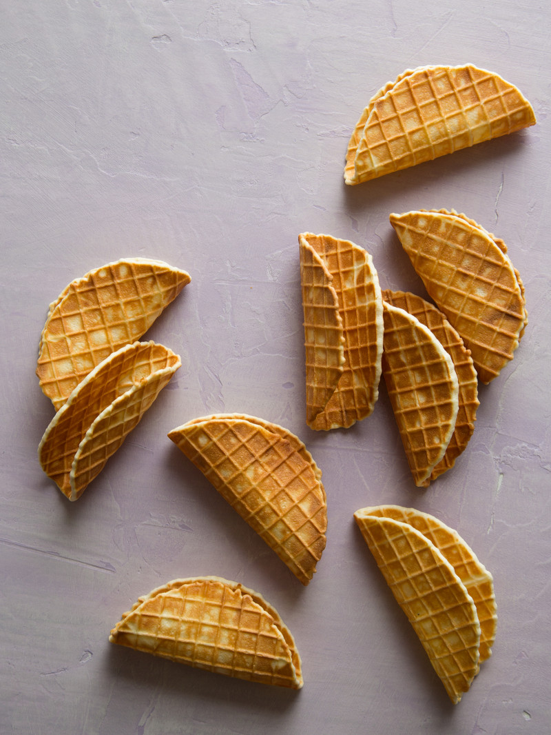 Mini Choco Tacos Spoon Fork Bacon