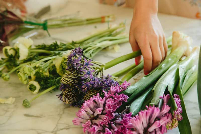 DIY Grocery Store Mothers Day Bouquet Spoon Fork Bacon