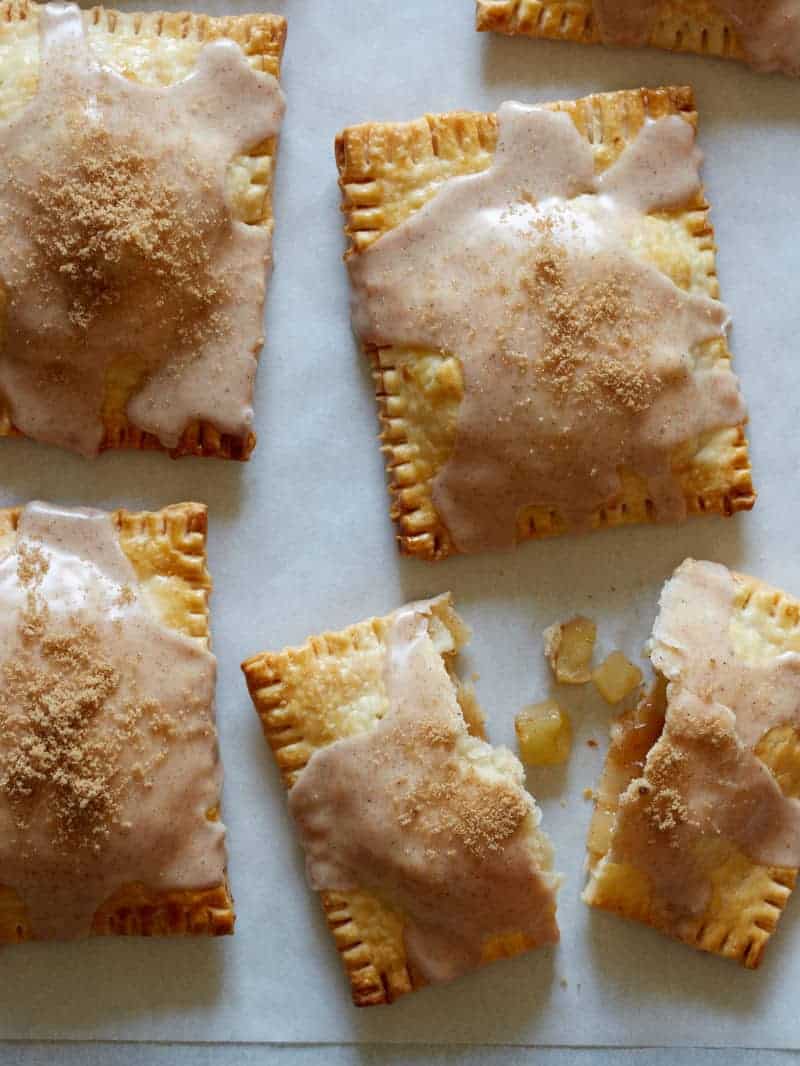 Brown SugarApple Pie Pop Tarts with ChaiSpiced Icing