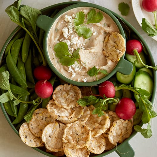 CilantroLime White Bean Dip spoon fork bacon Bloglovin’