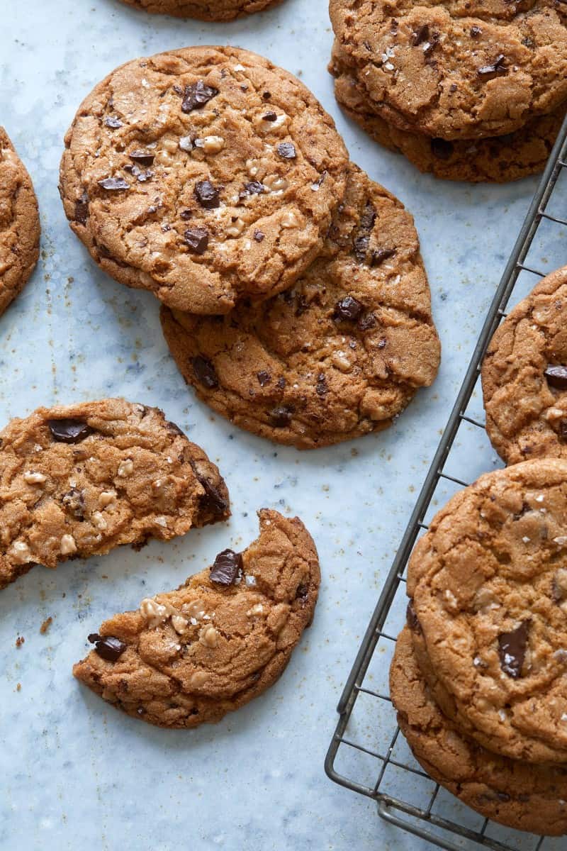 Salted, Browned Butter, Chocolate, and Toffee Chip Cookies