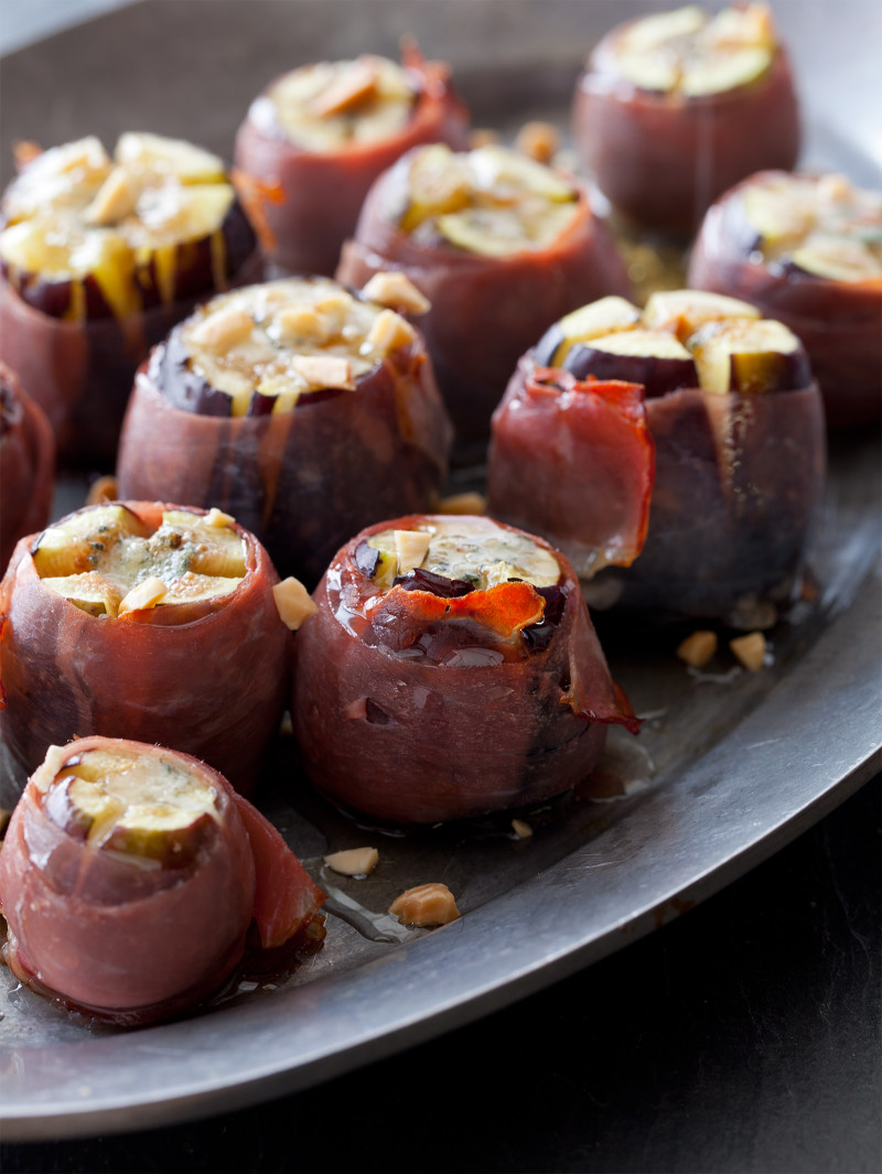 A recipe for Bleu Cheese Stuffed Figs wrapped in Proscuitto.