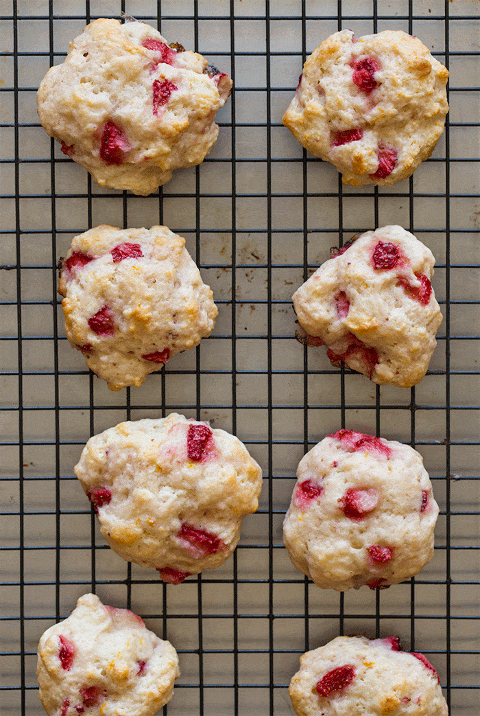 Strawberries Shortcake Cookies A recipe for Strawberries Shortcake Cookies with a vanilla glaze.