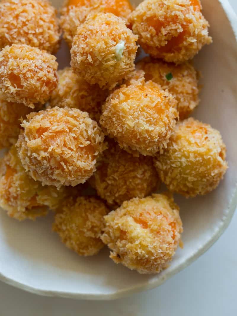 Peppadew Poppers A close up of peppadew poppers.