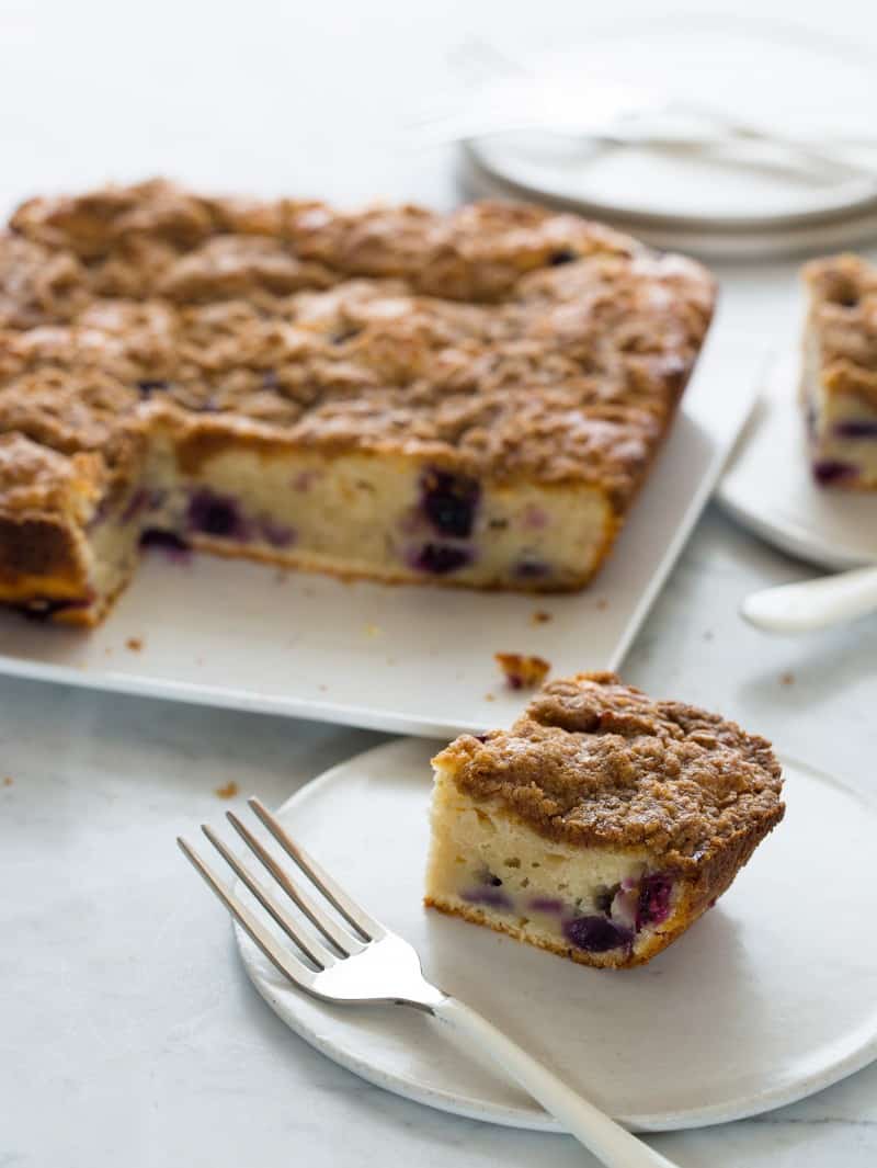 Blueberry Cardamom Crumb Cake