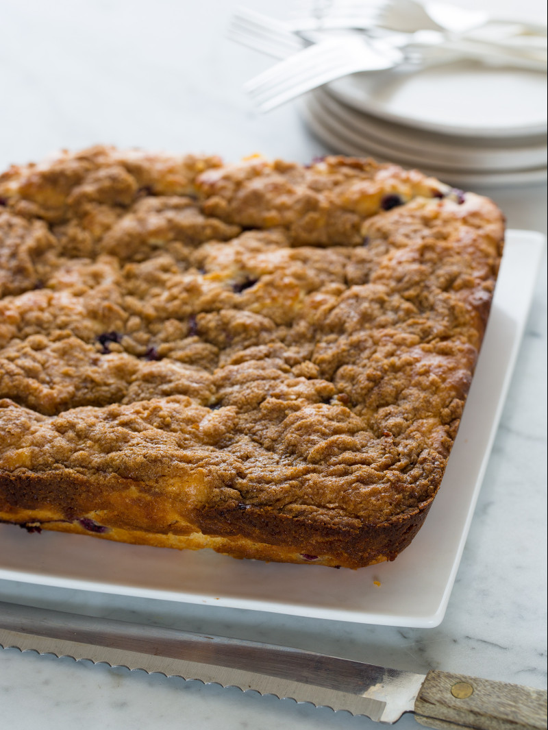 Blueberry Cardamom Crumb Cake
