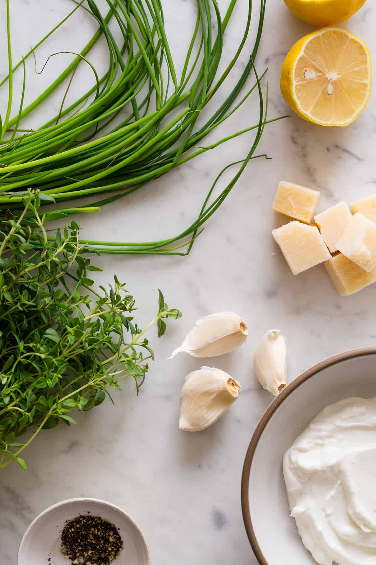 Black Pepper and Lemon Asiago Dip recipe Spoon Fork Bacon