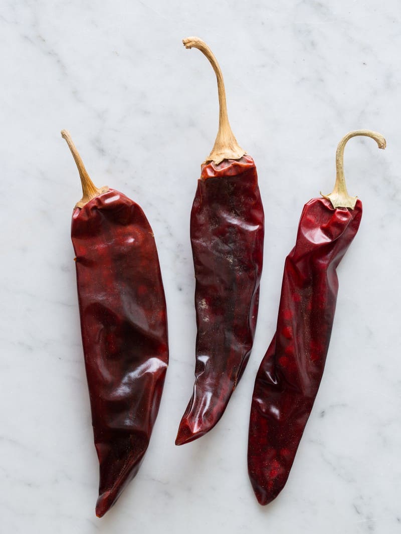 Guajillo Chiles for Homemade Harissa Two Ways