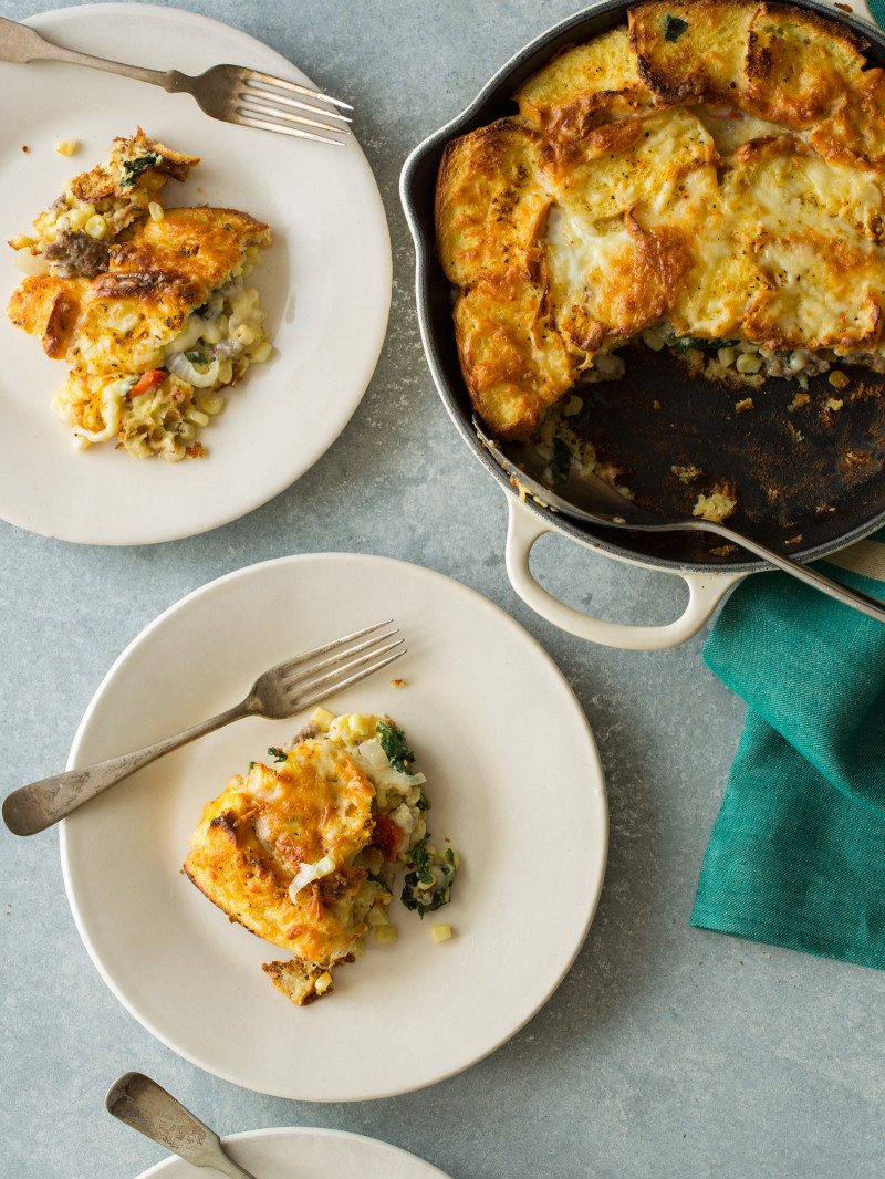 Sausage_Corn_mixed_Green_Strata