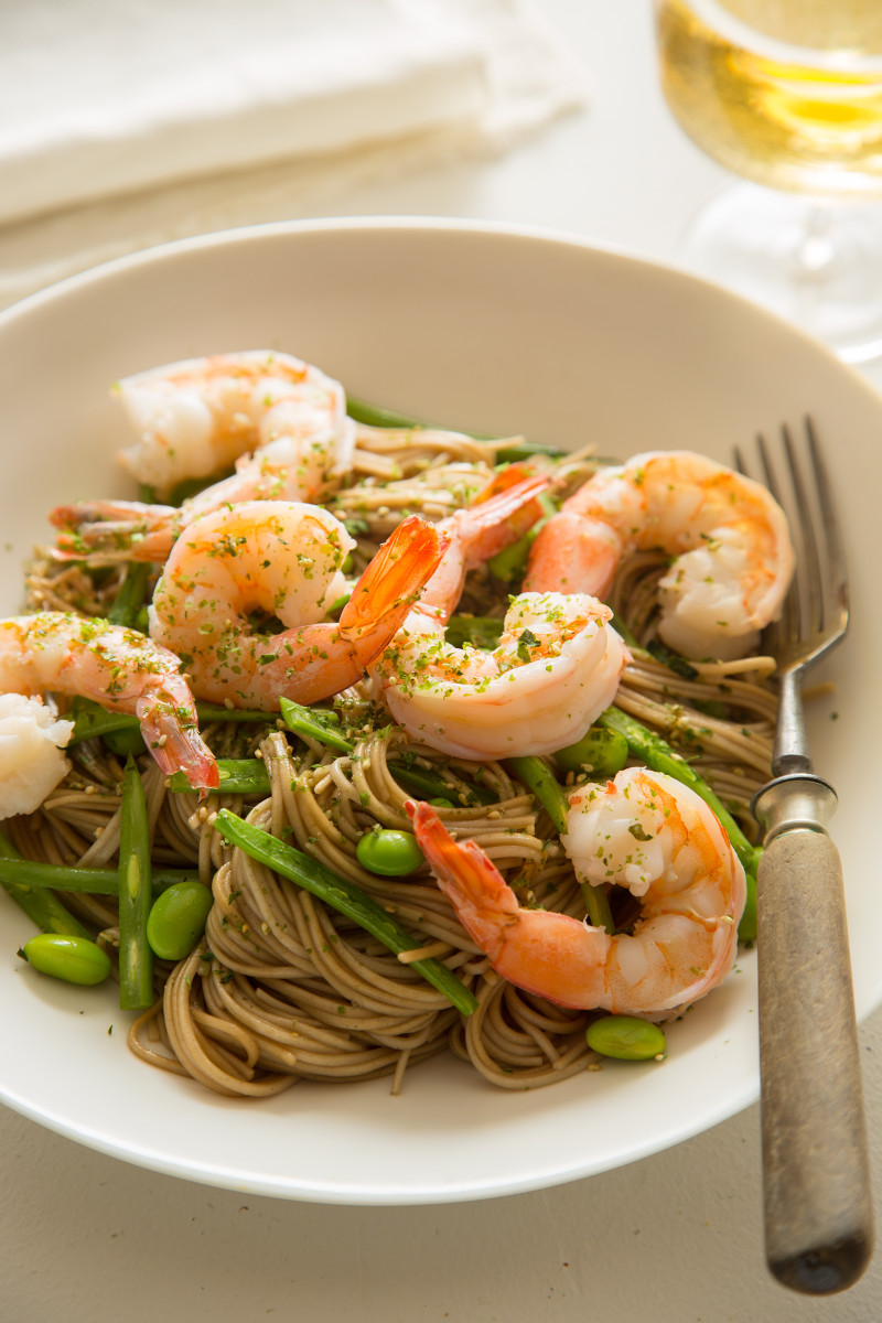 Sesame Soba Noodles with Shrimp | Spoon Fork Bacon