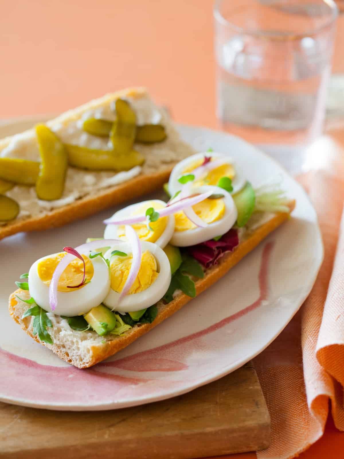 Image result for deconstructed egg salad sandwich