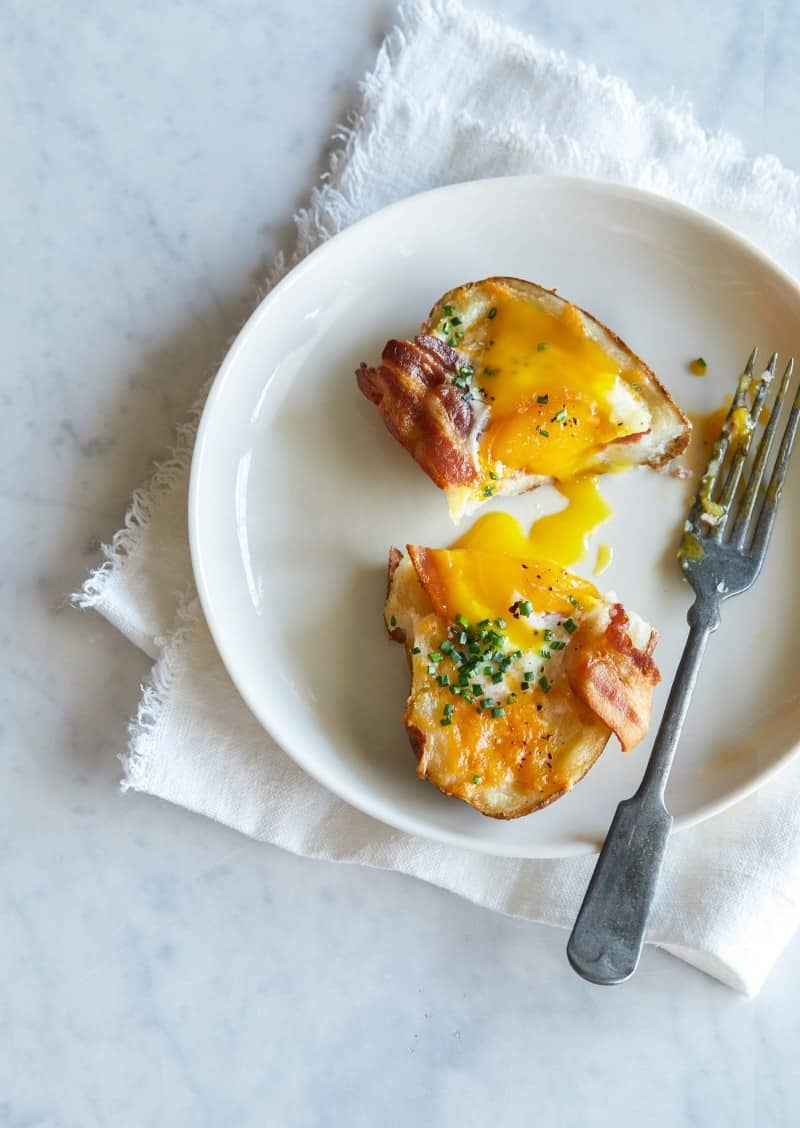 Twice Baked Breakfast Potatoes