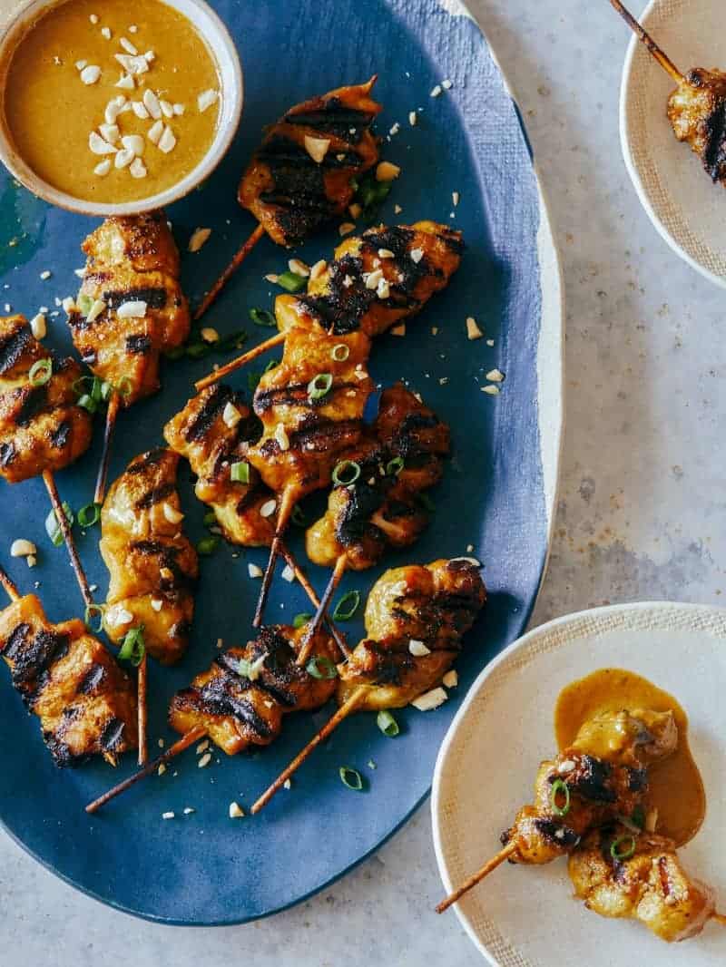 Chicken Satay with Peanut Sauce | Spoon Fork Bacon