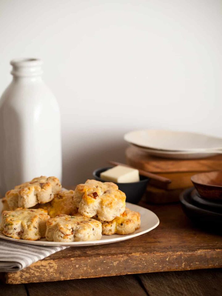 Bacon Gruyere & Green Onion Scones