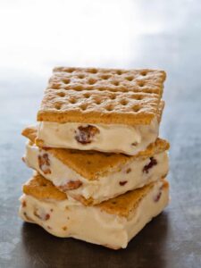 A recipe for Salted Caramel and Candied Bacon Ice Cream.