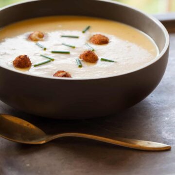 A recipe for Curried Butternut Squash Soup.