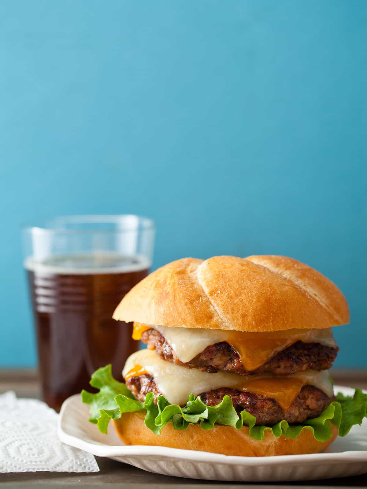 How To Make A 50 50 Bacon Burger - Burger Poster
