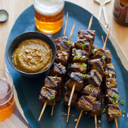 Beef satay sticks outlet