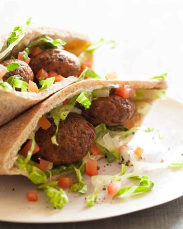 A recipe for a Falafel Pita Sandwich