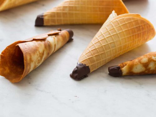 Homemade Waffle Cones and Bowls - Oh, The Things We'll Make!