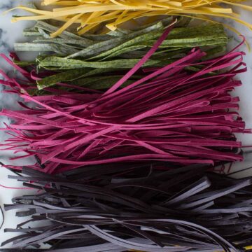 Homemade Pasta | Pasta Dough recipe with variations | Spoon Fork Bacon - Pasta Dough Variations Using Vegetable Purees