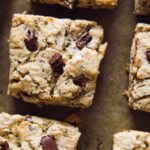 A close up of chocolate chunk and cinnamon scones.