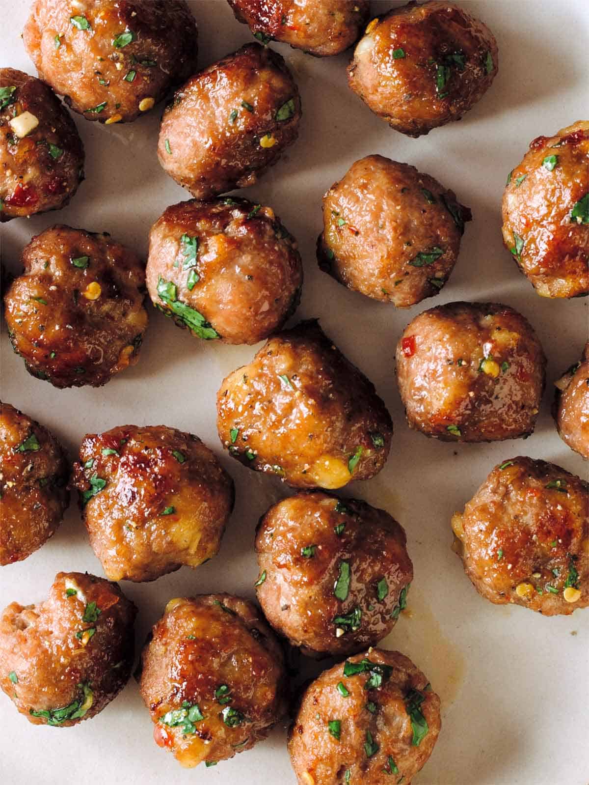 Ginger-Garlic Cocktail Meatballs