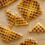 Gruyere and Green Onion Waffles