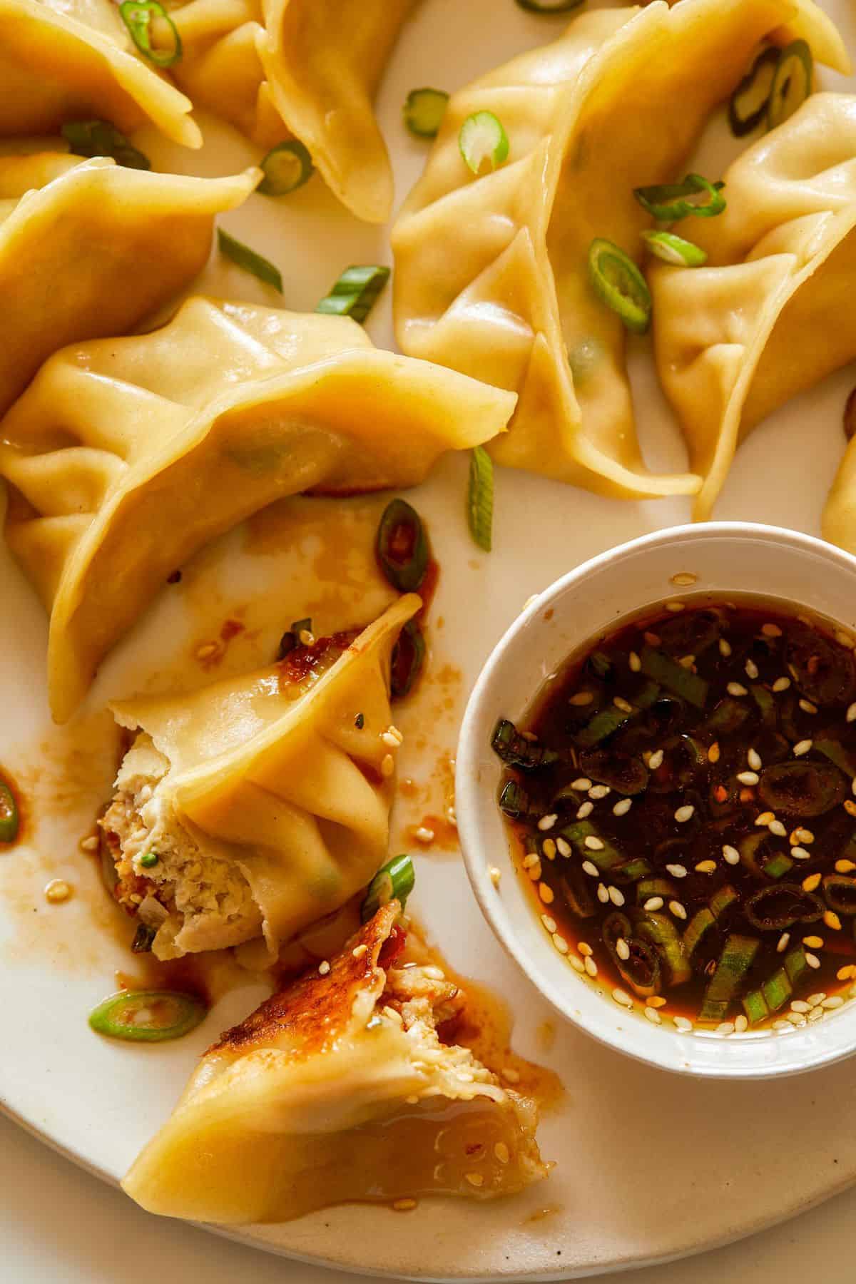 Ginger Chicken Potstickers