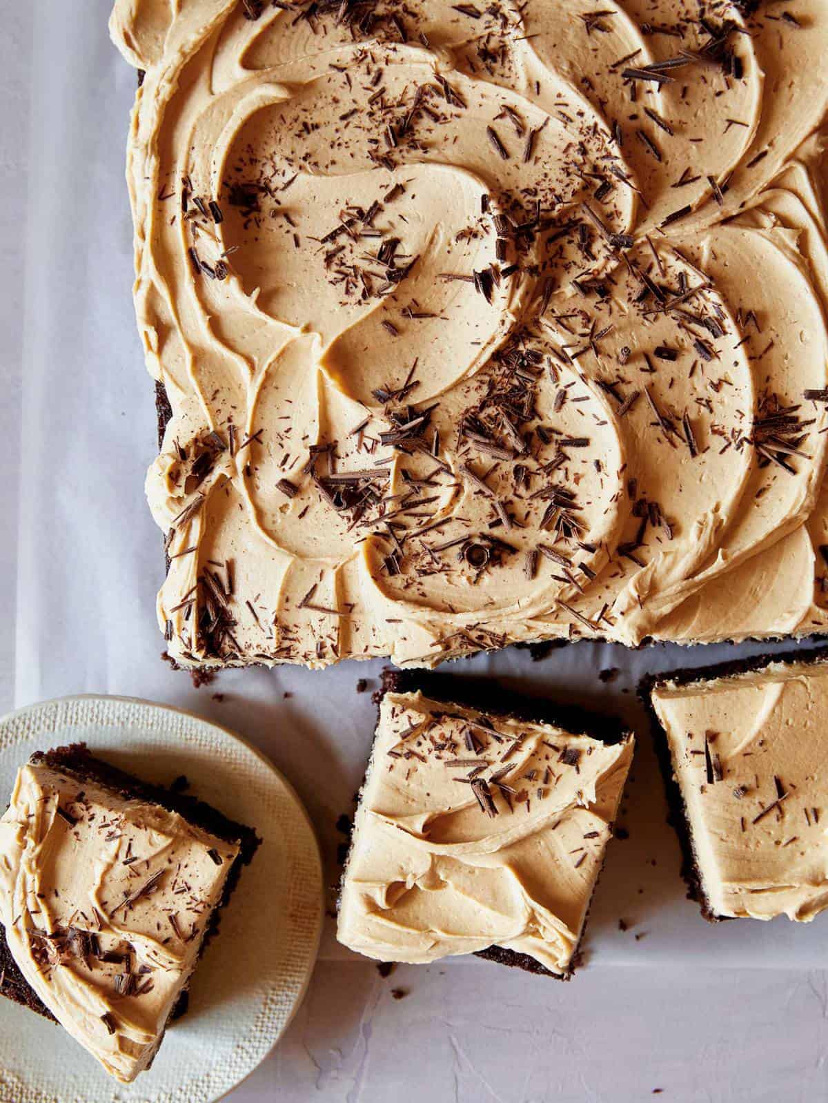 Chocolate Sheet Cake With Brown Butter Frosting Recipe