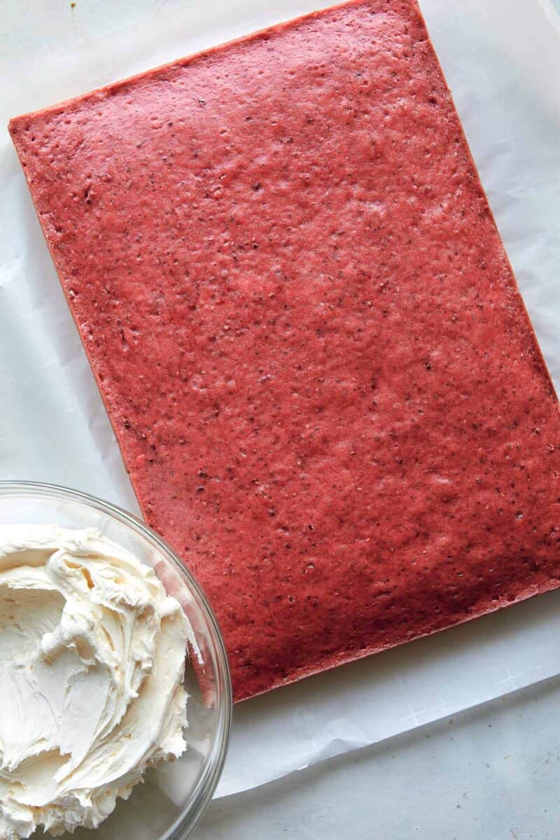 Raspberry Fool Sheet Cake  Willow Bird Baking