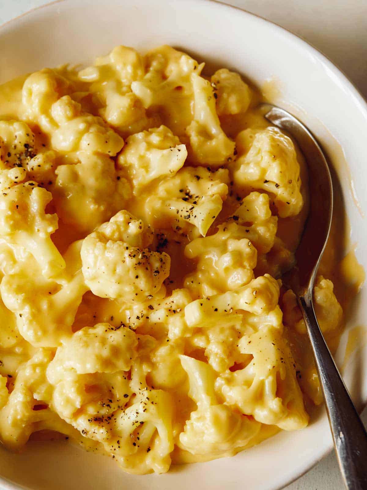 Cauliflower "Mac" and Cheese Recipe.