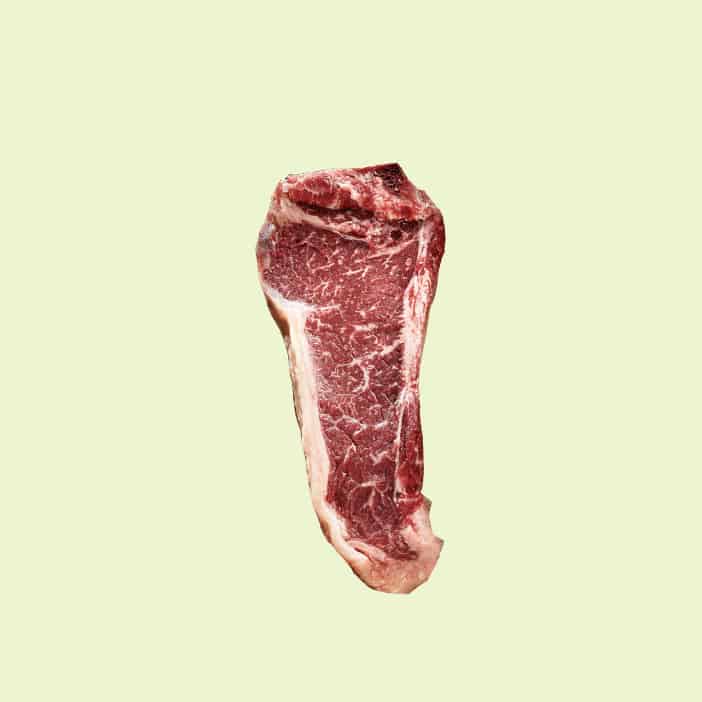 A beautifully marbled steak from New Zealand.