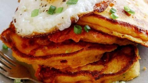 Cheesy Pumpkin Pancakes Recipe