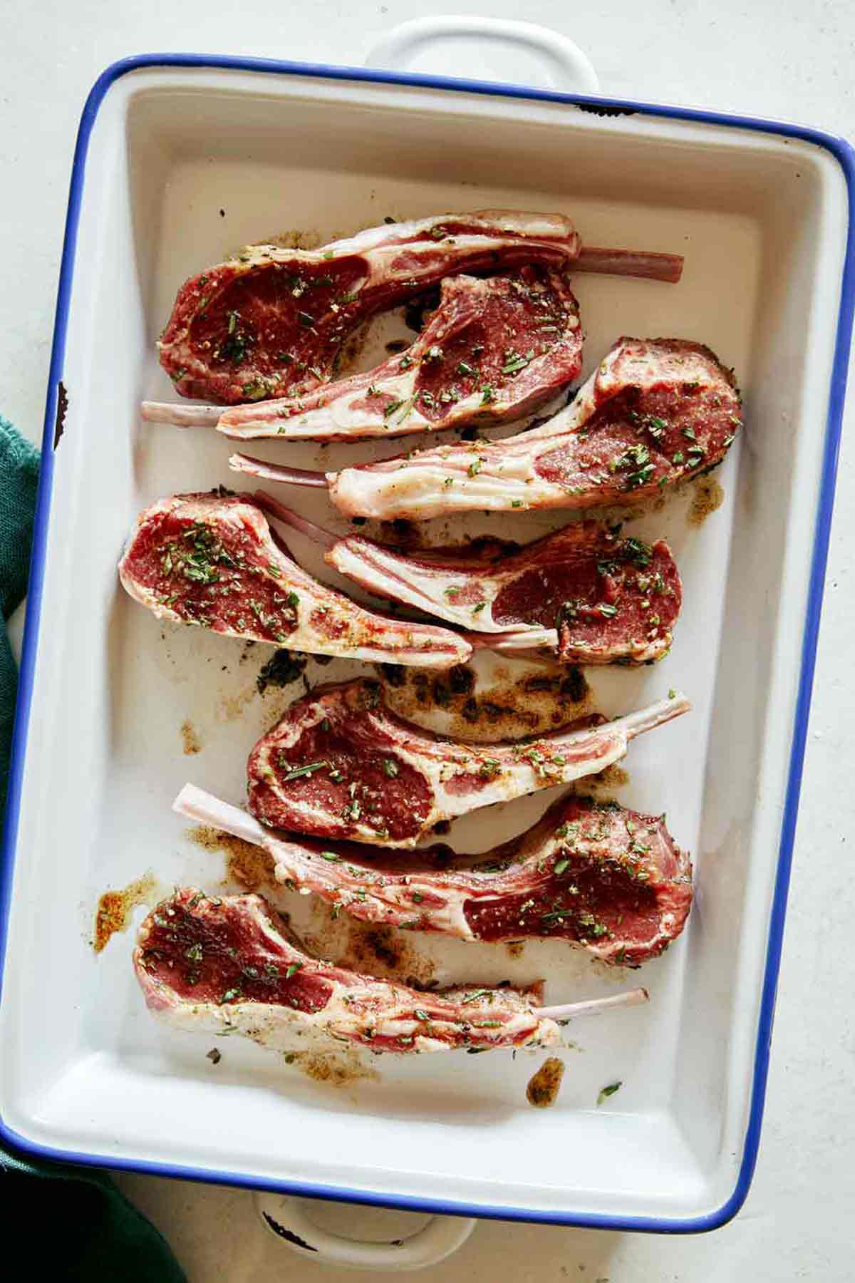 Garlic Butter Lamb Chops Spoon Fork Bacon