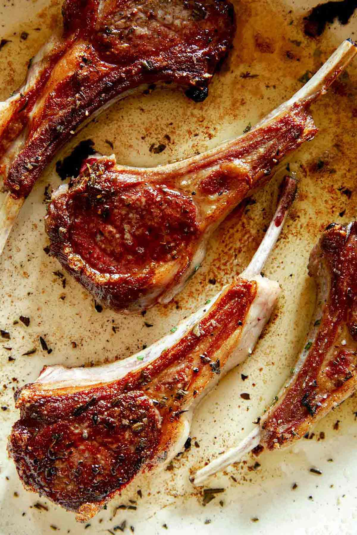Garlic Butter Lamb Chops - Spoon Fork Bacon