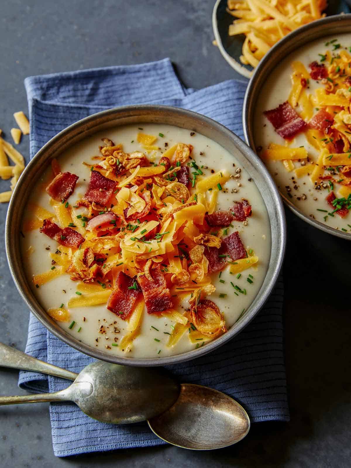 Baked Potato Soup Recipe - Food Fanatic