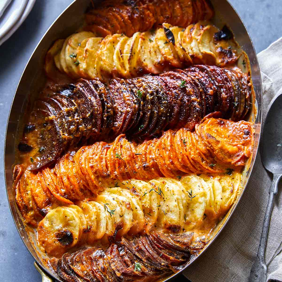 Alice Zaslavsky s Cheesy Root Vegetable Bake Recipe Start 44 OFF